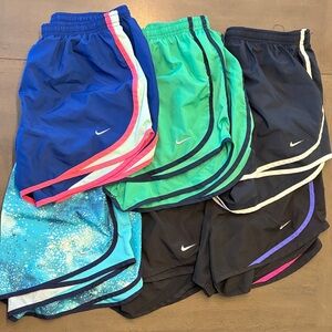 Women’s Nike Tempo Shorts Bundle - Blue, Green, Black with Accents